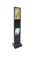 Digitaler Prospektständer mit 22" Display Portrait 